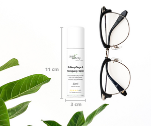 Safely© Premium Brillenpflege & Reinigungsspray!